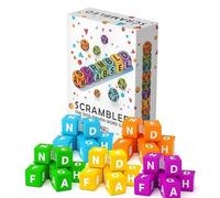 ALCXAZS Jeu de dés brouillés (12/36/60 pièces) : Un Jeu de Mots passionnant et chaotique, idéal pour Les Enfants et Les Joueurs multijoueurs, 60 pièces