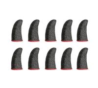 ALCXAZS Jeu mobile bout des doigts manches écran tactile Pour ultra-mince anti-transpiration respirant couverture argent fibre gants protecteurs, N°02