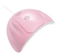 ALCXAZS Lampe à LED 54W Lampes UV Pratique Perles Séchage Gel Polonais Charge Manucure Équipement Salon Dispositif Lumières Universel, MINI-803Rose