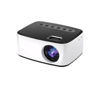 ALCXAZS Le Mini projecteur de Connexion sans Fil pour Le cinéma Maison Peut être connecté pour aux projecteurs vidéo du projecteur de téléphone Portable, Noir