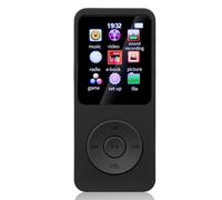 ALCXAZS Lecteur MP3 Bluetooth Professionnel, réduction du Bruit, Haut-Parleur HiFi sans Perte, avec Radio FM intégrée pour la syntonisation, Pas de Carte