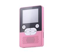 ALCXAZS Lecteur MP3 Portable 3.5mm Bluetooth-Compatible Rechargeable Audio AMV Vidéo MP4 Pocket Radio Multifonctionnel Musique, 4G Rose