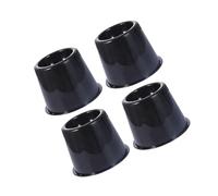 ALCXAZS Les rehausseurs de lit augmentent l'espace de Stockage et Les rehausseurs antidérapants pour Meubles en Plastique durables et faciles à Installer, 4 Paquets/lot, Noir, Contremarche 3 Pouces