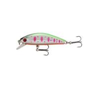 ALCXAZS Leurre de pêche coulant appât Dur Type de Lancer Long Yeux artificiels Mini leurres méné Poisson débutants pêcheurs Accesorios, Rose Vert