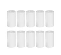 ALCXAZS Lot de 10 rouleaux de papier thermique étanche résistant Pour aux rayures caisse enregistreuse prix étiquette reçu imprimante poche portable, 10 rouleaux papier d'impression
