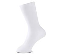 ALCXAZS Mannequin à Chaussettes décoratif, fabriqué en Vinyle de Haute qualité pour Une Longue durée de Vie, idéal pour présenter des Chaussettes élégantes. Modèle, Blanc, 24 cm