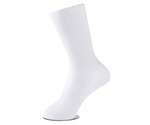 ALCXAZS Mannequin à Chaussettes décoratif, fabriqué en Vinyle de Haute qualité pour Une Longue durée de Vie, idéal pour présenter des Chaussettes élégantes. Modèle, Blanc, 24 cm