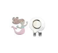 ALCXAZS Marqueurs de Balle de Golf Belle Forme Clip Chapeau Fer intéressant Facile à Utiliser Marchandises marquage résistantes à la Corrosion pour Les Femmes