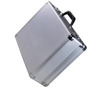 ALCXAZS Matériel de Jouet résistant pour aux Chocs, équipement d'instruments de précision, Valise, charnières en Alliage écologiques et durables, Blanc 34.5 * 25 * 12CM