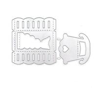 ALCXAZS Matrices de découpe en métal pour lit de bébé, robustes et durables, pochoir gaufrage artisanal pour bricolage, bons cadeaux faciles à Scrapbooking