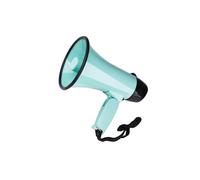 ALCXAZS Mégaphone Bullhorn 25 W pour Sports de Plein air, Portable, léger et Rechargeable, idéal pour Le Baseball et Le Football pour Enfants. Batterie réglable, Vert Clair, 22 x 14 x 14 cm