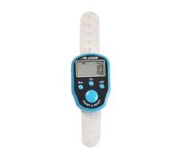 ALCXAZS Mini point marqueur ligne compteur LCD électronique numérique Portable compteurs minuterie anneau à main pour sport tissage, Bleu ciel, 4.5 * 3.5 * 1.2cm