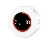 ALCXAZS Minuterie compacte 7 1 à 90 minutes et chronomètre 60 et 90 minutes et chronomètre jusqu'à 99 simples, blanc