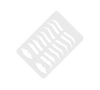 ALCXAZS Modèle de mise en forme Kit de pochoirs toilettage des sourcils outils pour débutants accessoires beauté maquillage en acrylique Kit pochoirs toilettage des sourcils règle à