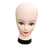 ALCXAZS Modèle de tête pour perruques avec cou, support pratique pour lunettes et couvre-, tête de mannequin avec oreilles, accessoires d'affichage couvre-,