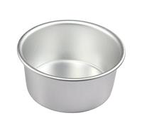 ALCXAZS Moule à gâteau haut en alliage d'aluminium, ustensiles de pâtisserie, moule extra haut pour cuire facilement de hauts gâteaux et délicieuses pizzas, mini-moules à pudding fond rond