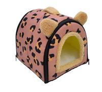 ALCXAZS Nid-abri pour Chat avec Coussin Douillet, idéal pour la détente et Le Confort en intérieur. pour Ultra Doux, il Offre Un Sommeil réparateur à