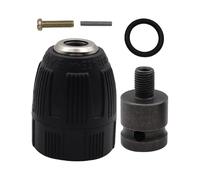 ALCXAZS Outil de perçage sans clé à changement doté de 3 griffes pour un serrage ferme et d'une capacité serrage 0,8 à 10 mm. Peut accueillir des forets jusqu'à 10 mm et possède une large