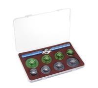 ALCXAZS Outil d'ouverture de boîtier de Montre Efficace avec vis de Fond et Coffret de Rangement pour Un Transport Facile. Clé, Matrices et Outil de réparation Inclus.