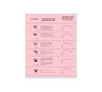 ALCXAZS Papier à dessin pour la pratique de l'impression claire - Guide de formation pour débutants en extensions cils et techniques professionnelles - Livre d'exercices, rose