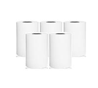 ALCXAZS Paquet de 10 rouleaux de papier thermique résistant à l'huile résistant Pour aux rayures impression caisse enregistreuse reçu imprimante poche Portable, 5 rouleaux papier d'impression