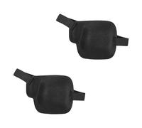 ALCXAZS Patch pour les yeux occultant Pirate, 2 paquets/lot, pour adultes, éponge correctrice de strabisme am-blyopie, monoculaire stéréo, Gauche