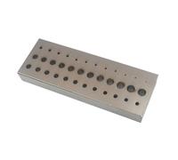 ALCXAZS Piquet de rivetage à 36 Trous, Montre compacte, Outil de jalonnement, Plaque jalonnement rectangulaire