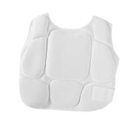 ALCXAZS Plastron de karaté en EVA pour Une sécurité Accrue. Idéal pour Les pratiquants sérieux d'arts Martiaux (Muay Thaï, Taekwondo, Boxe), Blanc, M