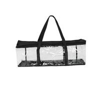 ALCXAZS Pochette de Rangement légère et protectrice pour CD, étui Transparent avec Fermeture éclair, pouvant contenir Livres, Albums, Jeux et Autres Petits Objets. Grande capacité.