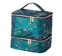 ALCXAZS Pochette de Rangement pour Lampe à Ongles, Grande capacité, idéale pour Organiser Vernis à Ongles et Accessoires de manucure Lors de Vos, Vert, 26 x 20 x 22 cm