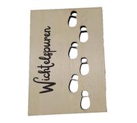 ALCXAZS Pochoir Gnome ingrédients sûrs, artisanat exquis, beau motif, large Application, empreinte de noël, lettres, type 1