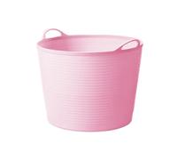 ALCXAZS Poignée de baignoire 40L, panier à vêtements sales, panier, de rangement pour jouets, seau rangement, à jouets, seau, Rose