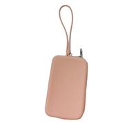 ALCXAZS Portefeuille rectangulaire Serrure en Silicone Sac de Rangement Peu encombrant Corde transportant des Sacs à Main Mobile Femmes pièce de Monnaie Bracelet, Kaki