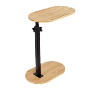 ALCXAZS Pratique et pratique | Table de plateau de baignoire avec plateau baignoire en bambou à hauteur réglable, Table en bois petite taille