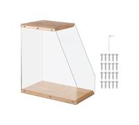 ALCXAZS Présentoir à disques vinyles Haut de Gamme pour efficacement Albums et Magazines Tout en gardant Votre Bureau Bien rangé. Support Multifonction en Bois et