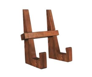 ALCXAZS Présentoir à recettes en bois, support décoratif pour comptoir de cuisine, style rustique, présentoir à photos de cuisine, cadre photo élégant, maintien sécurisé des objets,