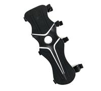 ALCXAZS Protège-bras en nylon avec sangles réglables étendue à dégagement Manchon professionnel Équipement d'entraînement pour jeunes, Le noir