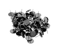 ALCXAZS Puces d'oreilles en cuivre vierges, serties clos, pour de superbes créations à faire soi-même. Idéales pour les amateurs de bijoux et les créateurs. Cabochon pierre précieuse autre.