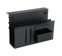 ALCXAZS Rangement Double Couche sous Bureau avec Porte-Stylo pour Un Espace de Travail organisé et Facile à Installer. Support pour Ordinateur Portable à Fixer sur Une étagère.