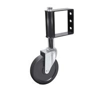 ALCXAZS Roulette à ressort robuste conçue pour un roulement facile et une stabilité optimale sur toutes les surfaces. Convient Pour aux portails jusqu'à 100 kg. Quincaillerie, Noir, 4 pouces