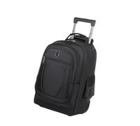 ALCXAZS Sac à à roulettes Portable Double bandoulière pour Un Voyage d'affaires de Quelques Jours, Bleu, Noir, 50 x 34 x 22 cm