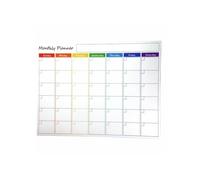 ALCXAZS Salon cuisine réfrigérateur effaçable à sec calendrier autocollant école babillard calendrier souple tableau blanc tableaux d'écriture