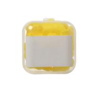 ALCXAZS Savon papier main jetable lavage parfums toilette bain extérieur Camping feuille pétale tranche peau salle de bain boîte ménage, Jaune