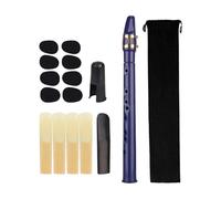 ALCXAZS Saxophone miniature en do, instrument de musique idéal pour s'entraîner. Parfait pour les amateurs et les musiciens en herbe, il permet de pratiquer n'importe où et n'importe quand. Le son est