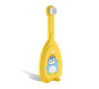 ALCXAZS Silicone souple en forme de U brosse à dents Mini U-Type enfants embout dents anneau de dentition infantile manuel outils nettoyage enfants, Jaune