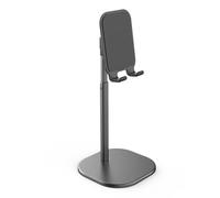 ALCXAZS Support de téléphone en Alliage d'aluminium, réglable en Hauteur et Angle pour Un Confort Optimal Lors de l'utilisation d'une Tablette sur Un, Noir