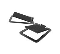 ALCXAZS Support d'enceinte en métal avec absorption des vibrations pour enceintes compactes de table, studio de jeu et audio : stable et durable. Les rehausseurs d'enceintes surround bureau sont dotés