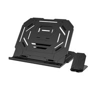 ALCXAZS Support pour Ordinateur Portable Rehausseur de Bureau Base de Support Pliable Réglable Gain Place 360 ° Refroidissement inférieur Rotatif Table d'école
