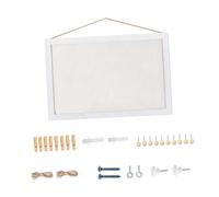 ALCXAZS Tableau d'affichage mural en liège avec cadre en bois, facile à installer et idéal comme cadeau pour les amis et la famille qui aiment l'organisation la créativité.