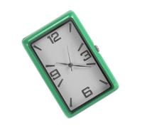 ALCXAZS Tableau de bord de voiture Mini horloge automobile Stick-On montre numérique Modification montage électronique Quartz intérieur accessoires, Vert